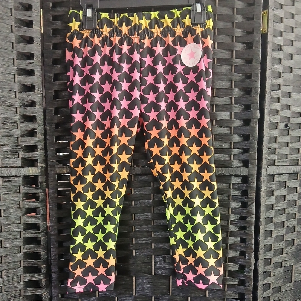 Converse All Star Leggings Girls Sz M 10-12